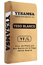 yeso blanco