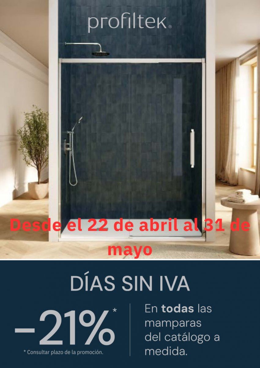 PROMOCION DÍAS SIN IVA PROFILTEK