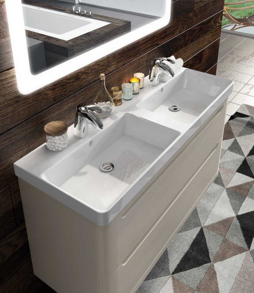 mueble baño Loop lavabo doble seno 892x1030