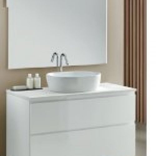 mueble y lavabo sobre encimera nice blanco suspendido sanchis 800x800