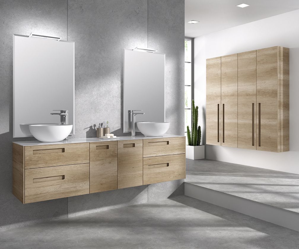 MUEBLE LINEAL ROBLE NUEZ COMERCIAL BONILLA mueble-lineal-roble-nuez-comercial-bonilla