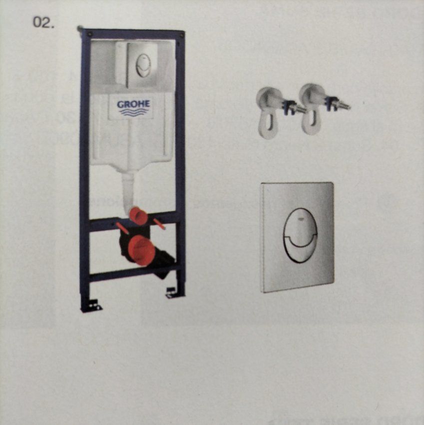 KIT GROHE CON PULSADOR