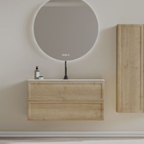 mueble de bano suspendido frame