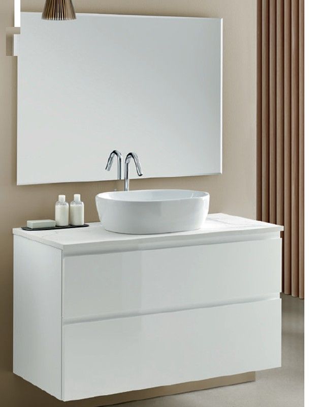 mueble y lavabo sobre encimera nice blanco suspendido sanchis 800x800