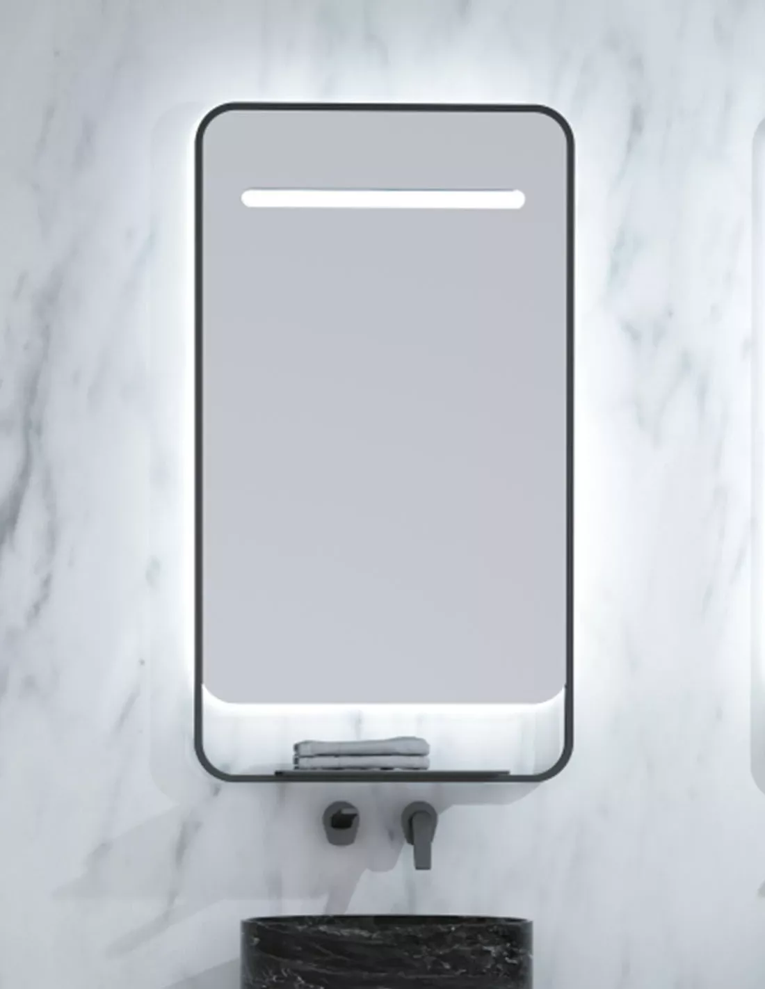 espejo carga inalambrica movil concept led imex
